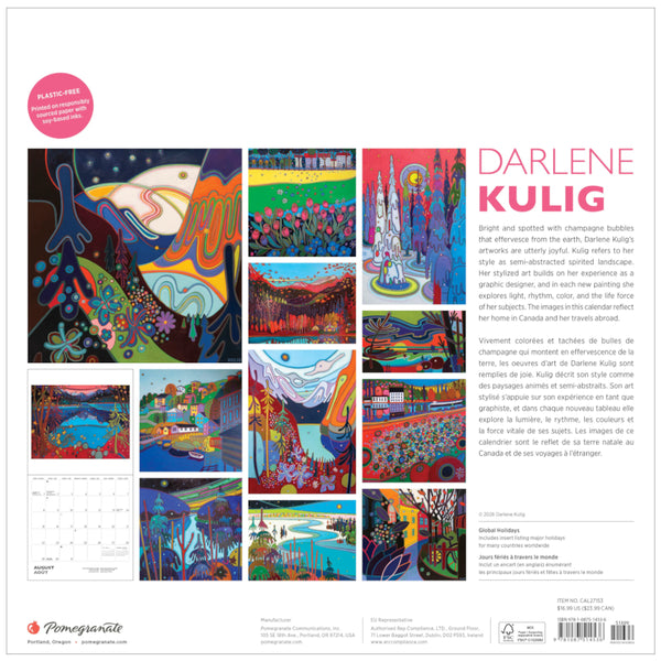 Pomegranate 2027 Wall Calendar - Darlene Kulig