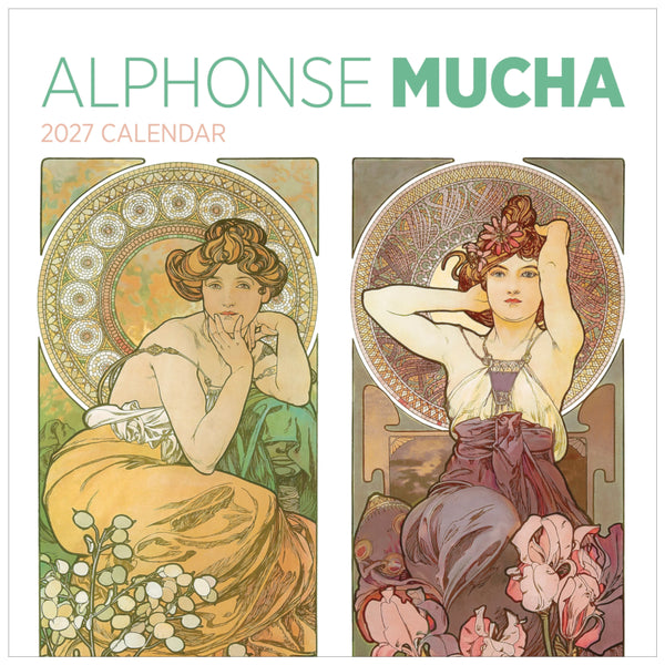 Pomegranate 2027 Wall Calendar - Alphonse Mucha