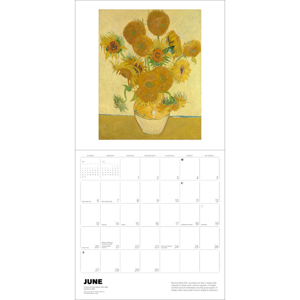 Pomegranate 2027 Wall Calendar - Vincent van Gogh