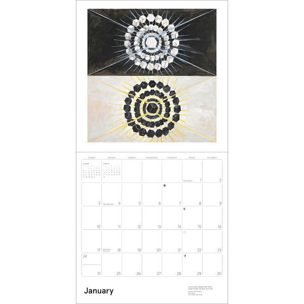 Pomegranate 2027 Wall Calendar - Hilma af Klint: Original Abstraction