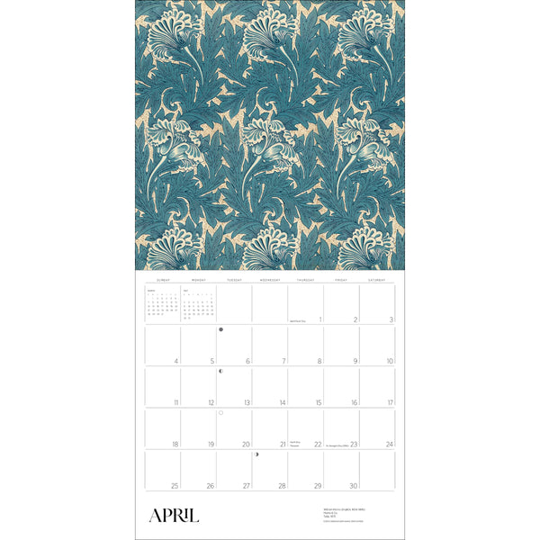 Pomegranate 2027 Wall Calendar - William Morris