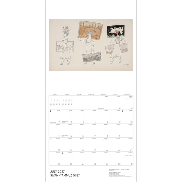 Pomegranate 2027 Wall Calendar - The Jewish Museum Calendar