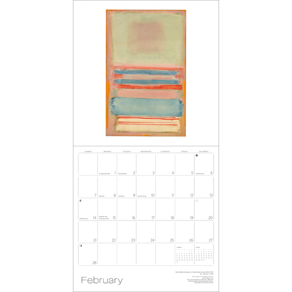 Pomegranate 2027 Wall Calendar - Rothko