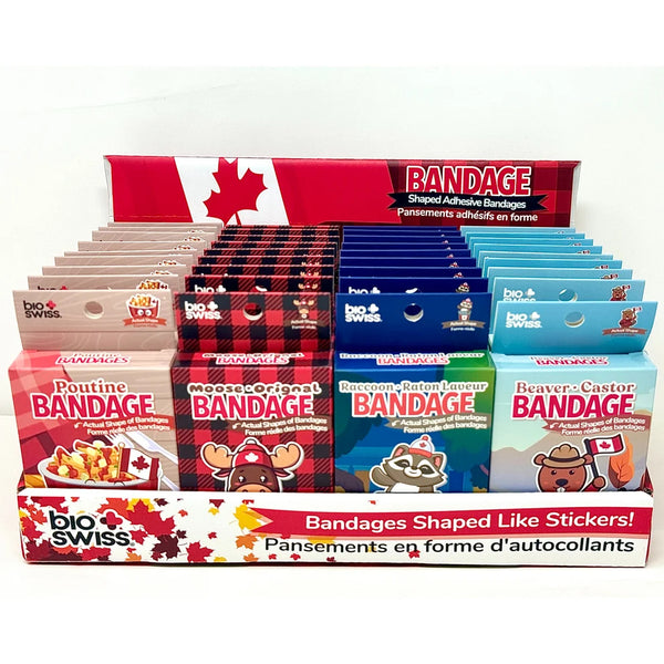 Boo Boo Buddies - Canada Shaped Bandages