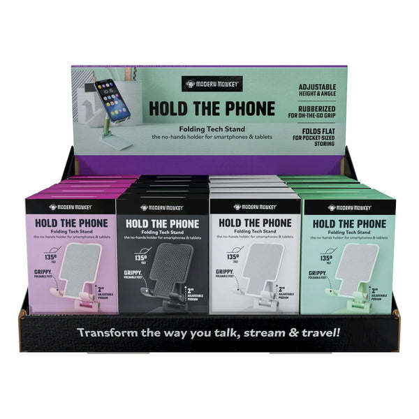 Modern Monkey Hold The Phone Folding Tech Stand