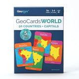 GeoToys GeoCards World 5-in-1 Card Games