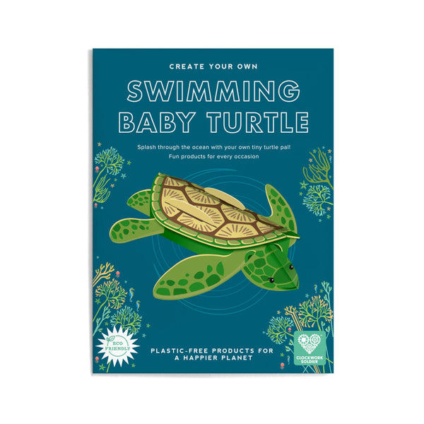 Clockwork Soldier Papercraft - Swimming Baby Turtle