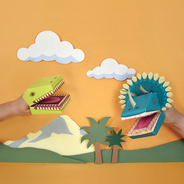 Clockwork Soldier Papercraft Puppet Kit - Dinosaur