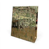 Paper Trendz Gift Bags, Medium - Metallic Trees, Assorted