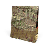 Paper Trendz Gift Bags, Medium - Metallic Trees, Assorted