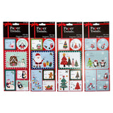 Paper Trendz Peel & Stick Gift Tags 24pk - Xmas Assortment