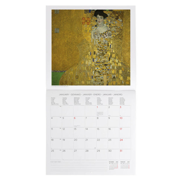 Legami 2027 Wall Calendar - Gustav Klimt