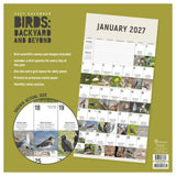 TF Publishing 2027 Wall Calendar - Birds: Backyard and Beyond