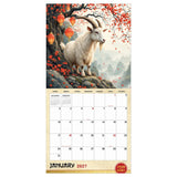 TF Publishing 2027 Wall Calendar - Year of the Goat