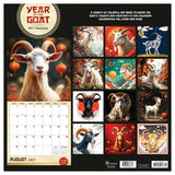 TF Publishing 2027 Wall Calendar - Year of the Goat