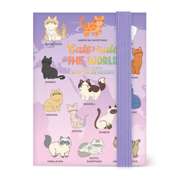 Legami 2027 Agenda - Cats Rule the World