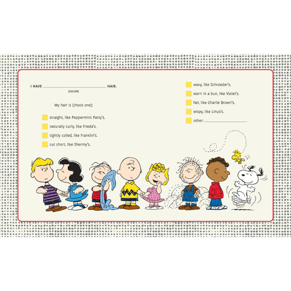 Peanuts: All About Me! Fill-In Book by Charles M. Schulz