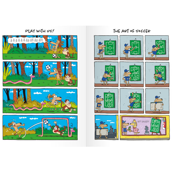 Soccer Kicks Comic Strip Joke Book by Emiliano Migliardo