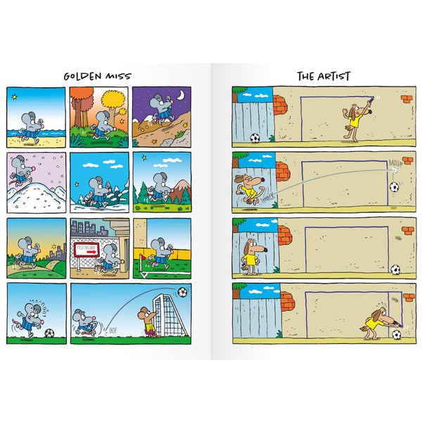 Soccer Kicks Comic Strip Joke Book by Emiliano Migliardo
