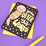 Turtle's Soup Greeting Card - Otter This World