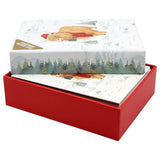 Peter Pauper Press Small Holiday Boxed Cards 20pk: Festive Highland Cow