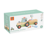 Orange Tree Toys Buildable Tractor