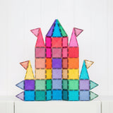 Connetix Magnetic Tile Playset - 48pc Glitter Castle