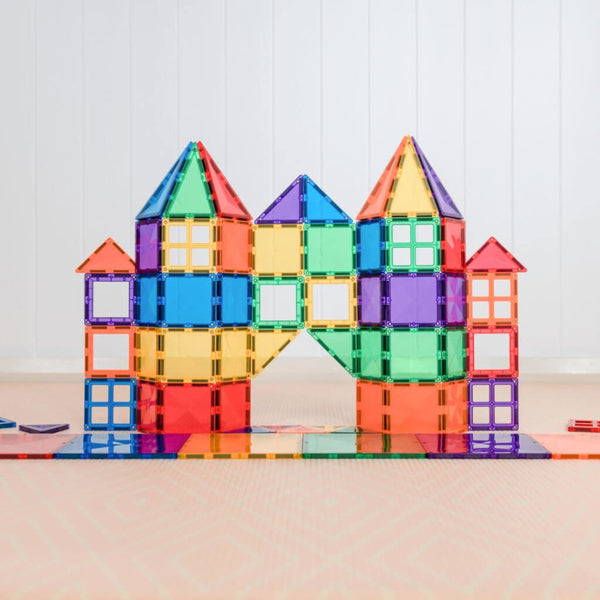 Connetix Magnetic Tile Playset - 60pc Rainbow Starter Pack