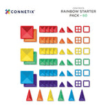 Connetix Magnetic Tile Playset - 60pc Rainbow Starter Pack
