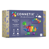 Connetix Magnetic Tile Playset - 24pc Rainbow Mini