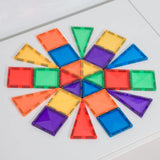 Connetix Magnetic Tile Playset - 24pc Rainbow Mini
