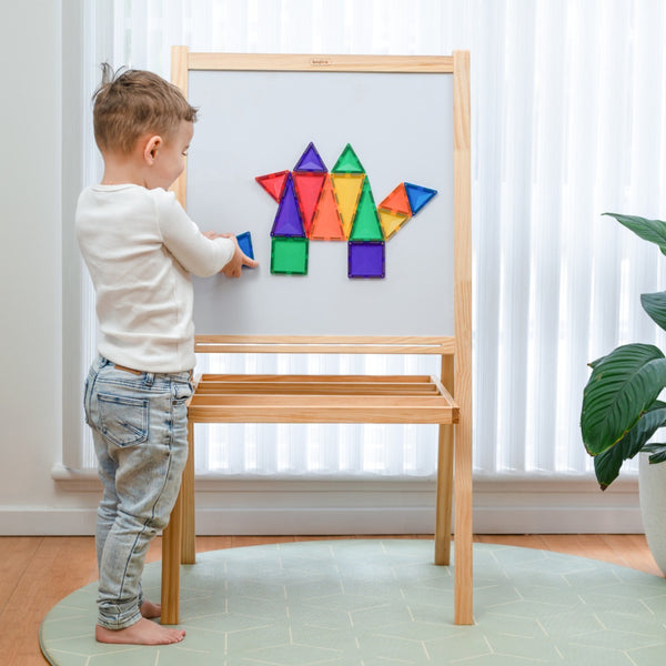 Connetix Magnetic Tile Playset - 24pc Rainbow Mini