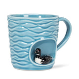 Abbott Stoneware Mug - Wavy Mug with Loon