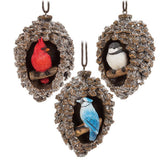 Abbott Ornament - Bird in Pinecone