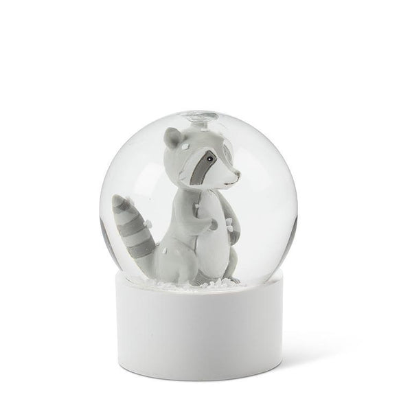 Abbott Mini Snow Globe - Raccoon