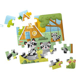 Burbaby 25pc Puzzle - Raccoon Family
