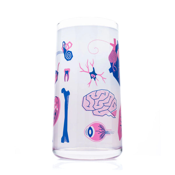 Cognitive Surplus Drinking Glass - Retro Anatomy