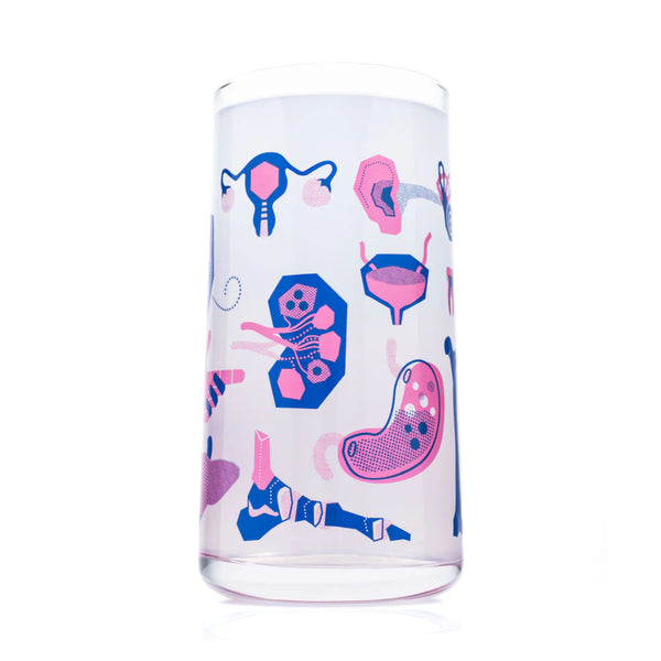 Cognitive Surplus Drinking Glass - Retro Anatomy