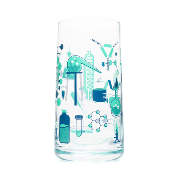 Cognitive Surplus Drinking Glass - Retro Science Lab