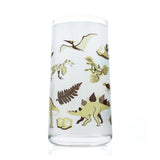 Cognitive Surplus Drinking Glass - Retro Paleontology