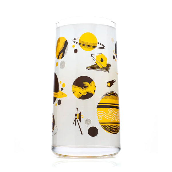 Cognitive Surplus Drinking Glass - Retro Space
