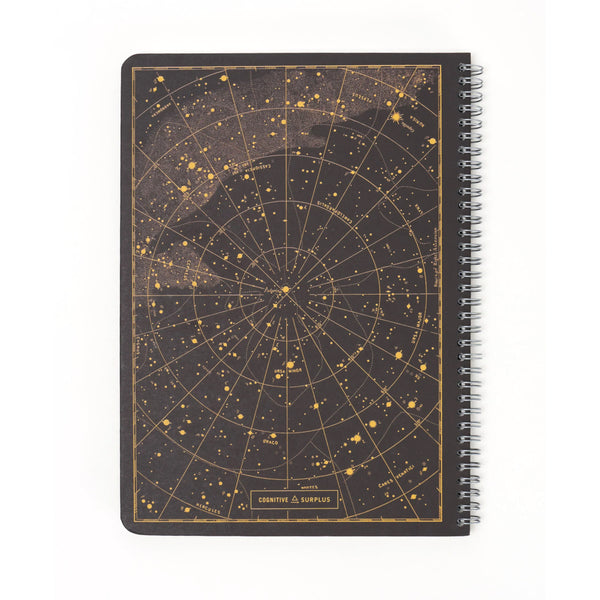 Cognitive Surplus A5 Spiral Notebook - The Night Sky