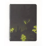 Cognitive Surplus A5 Spiral Notebook - Bioluminescent Mushrooms