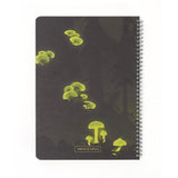 Cognitive Surplus A5 Spiral Notebook - Bioluminescent Mushrooms