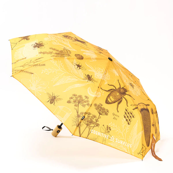 Cognitive Surplus Folding Umbrella - Honey Bee