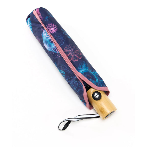 Cognitive Surplus Folding Umbrella - Haeckel Jellyfish