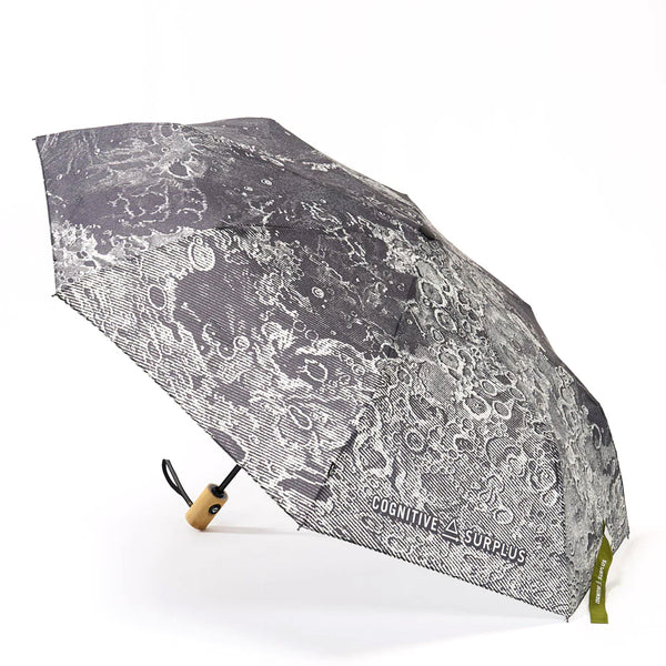 Cognitive Surplus Folding Umbrella - Lunar Surface