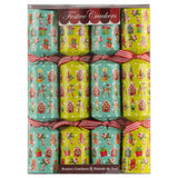 Walpert Holiday Crackers 8pk Gingerbread & Elves