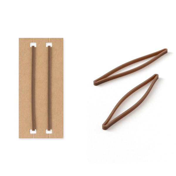 Traveler's Company Leather Notebook Set, Card Size - Brown