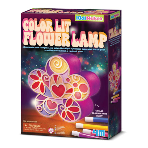 4M KidzMaker Mini Blooming Flower Art  Lamp Kit
